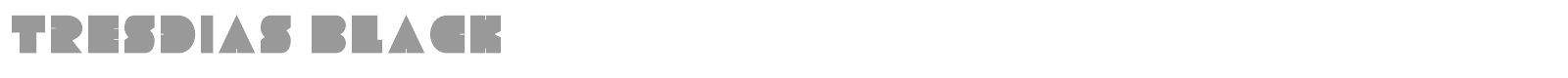 Tresdias font preview